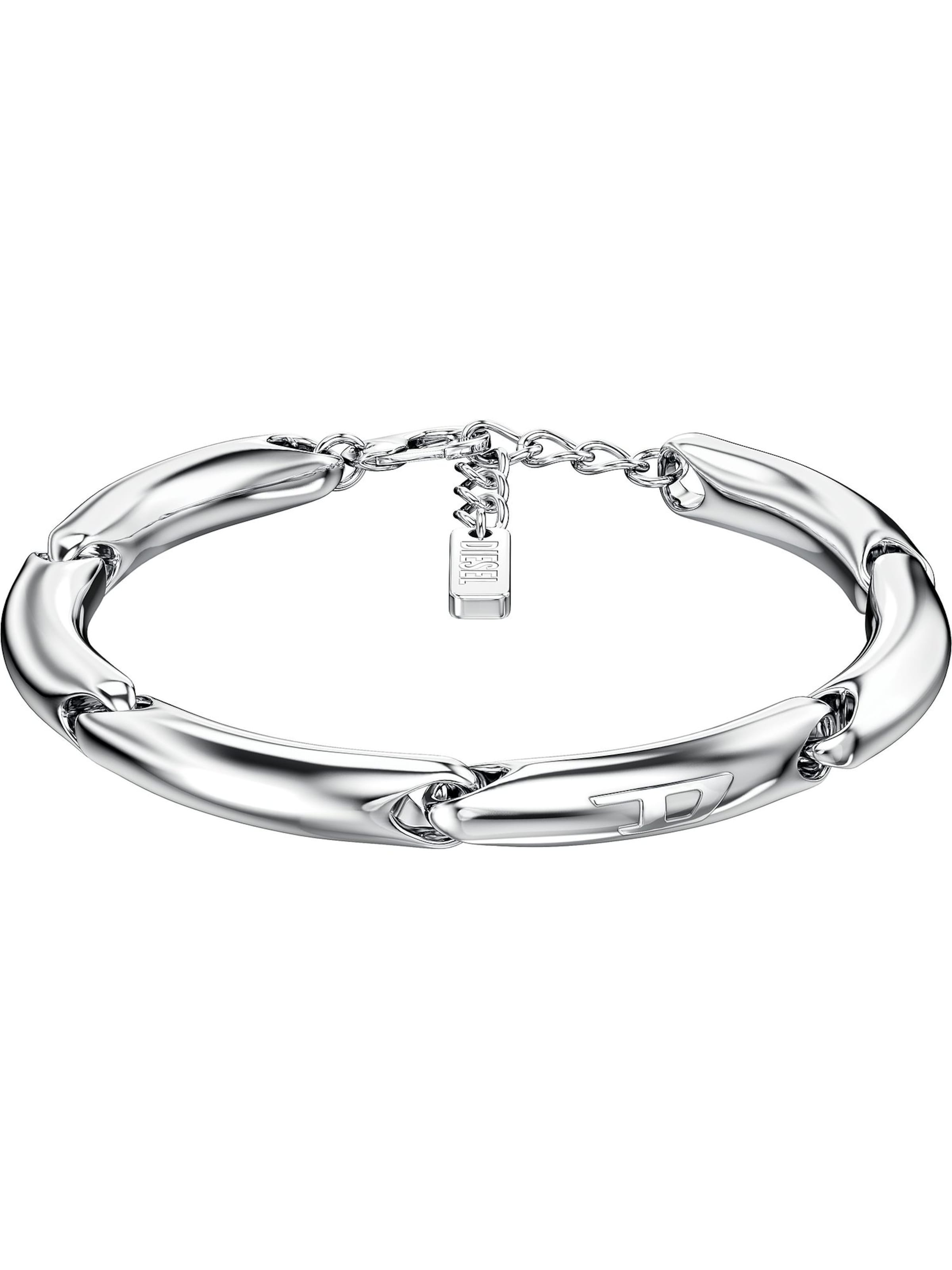 DIESEL Armband in One Size in silber, Produktansicht