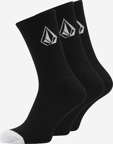 Volcom Socks in Black: front