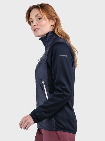 Schöffel Functionele fleece jas 'Cascata' in Blauw