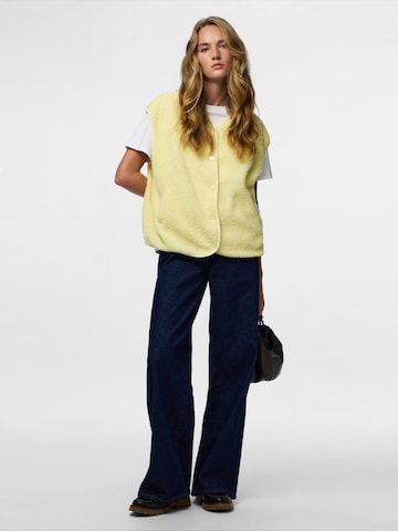PIECES Vest 'PCKATTY' in Yellow
