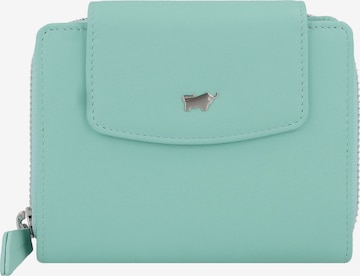 Braun Büffel Wallet 'Joy' in Green: front