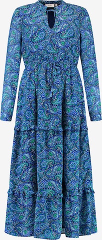 Robe-chemise Shiwi en bleu : devant