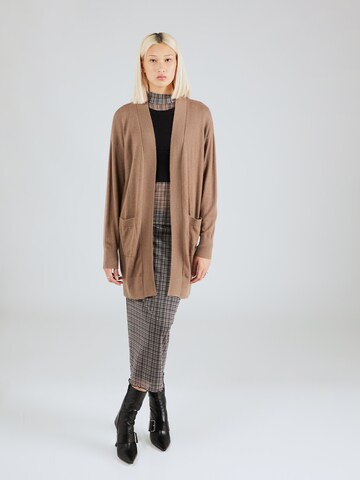 Cardigan 'Athena' Part Two en marron : devant