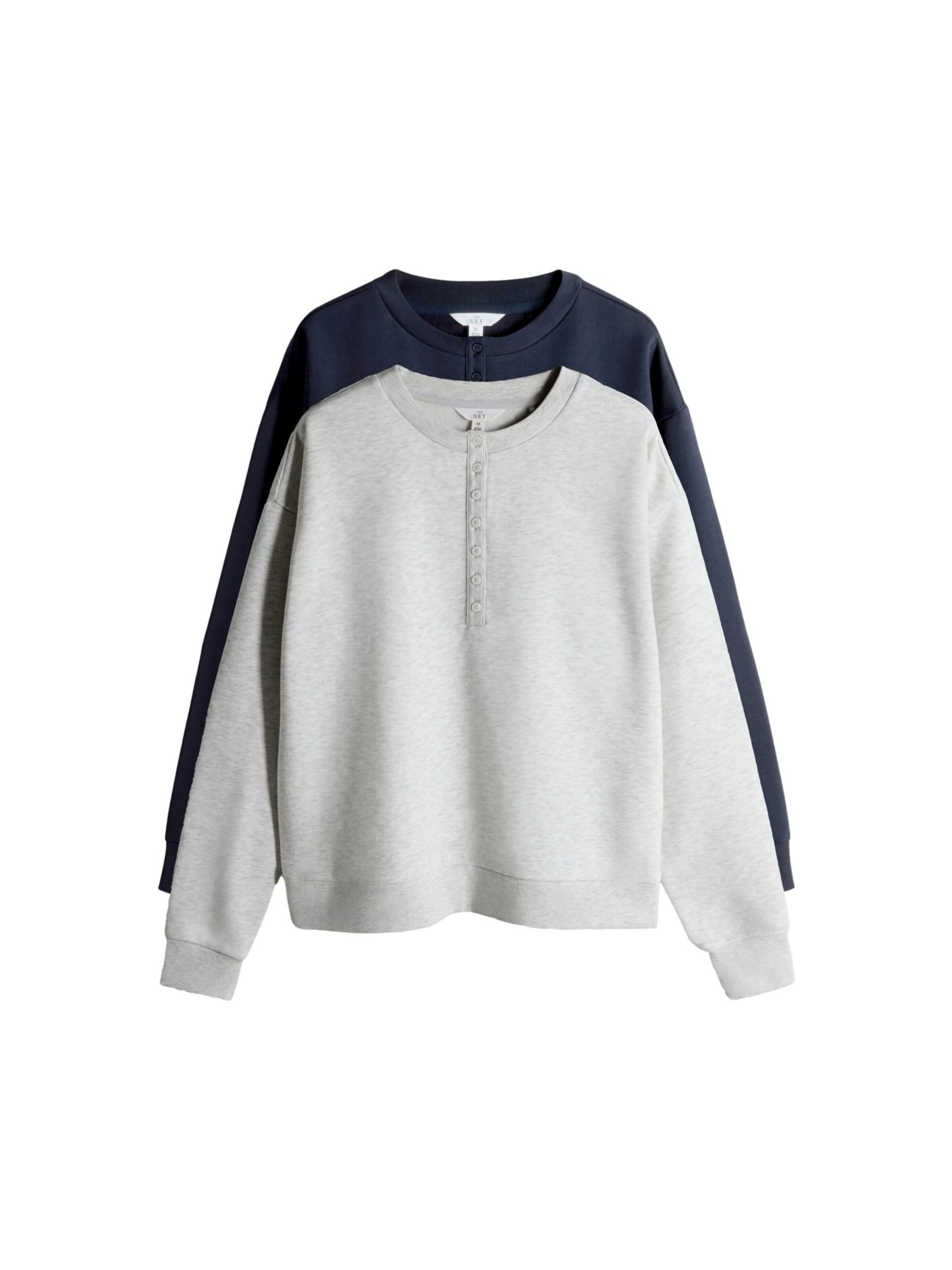 The Set Sweatshirt in Blue: front