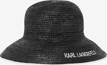 Karl Lagerfeld Hat in Black: front