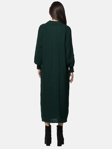 Robes en maille Elara en vert