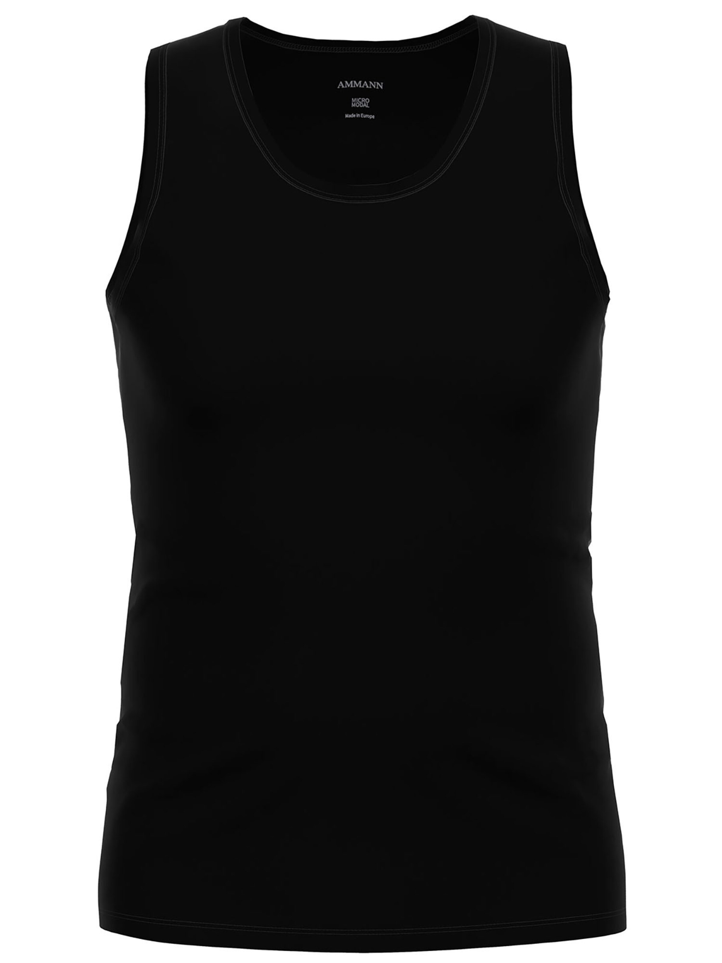 Ammann Undershirt 'Day Modern / Micro Modal' in Black: front
