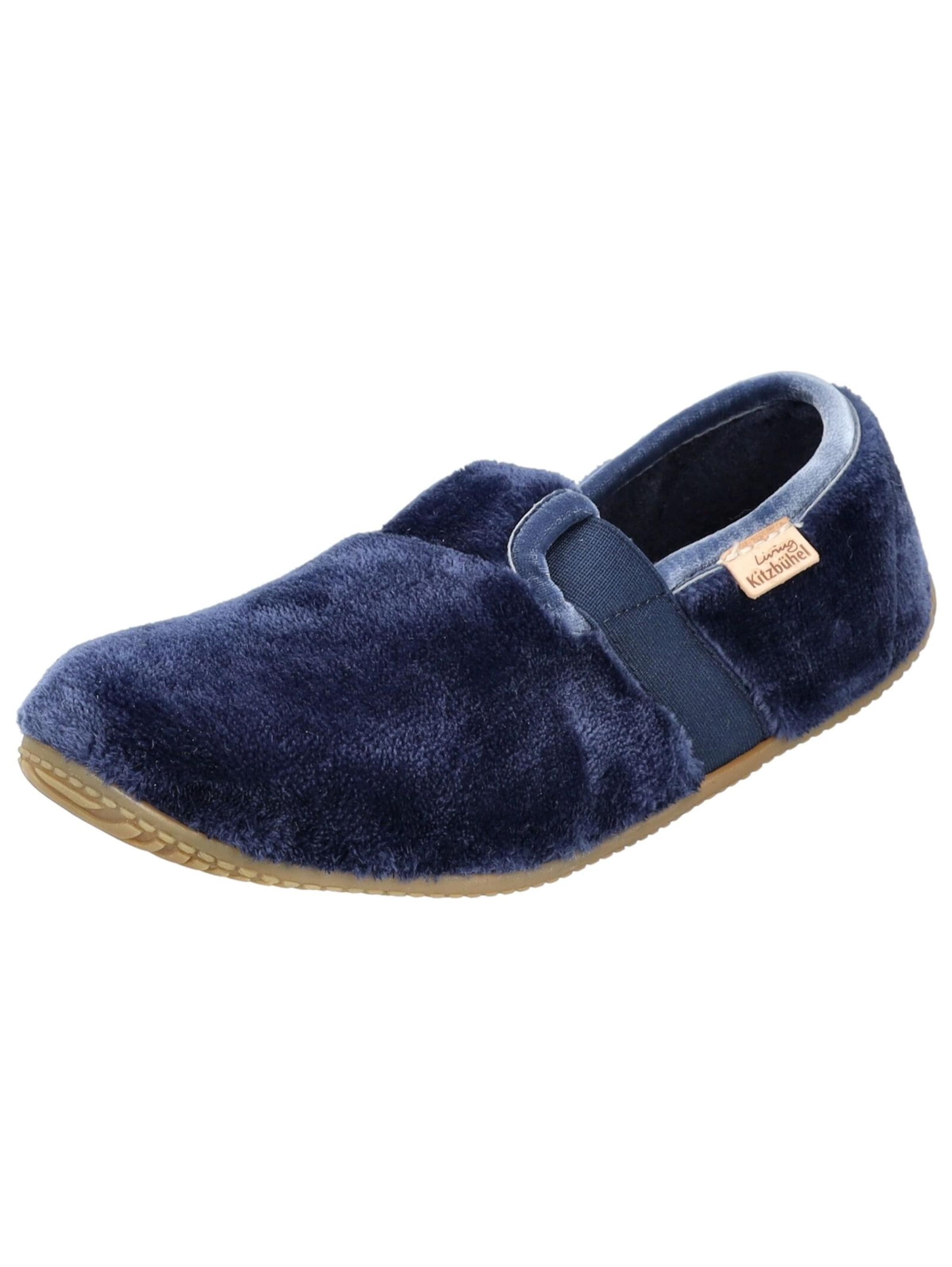 Living Kitzbühel Hausschuhe in Blau: Vorderseite