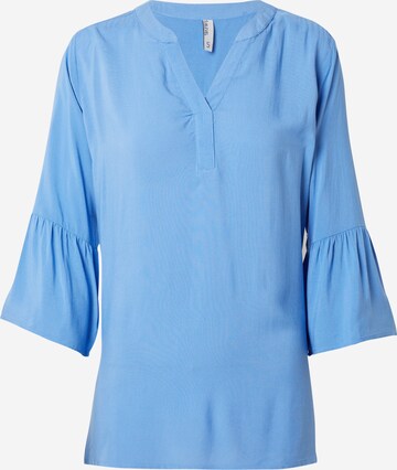 Camicia da donna di Sublevel in blu: frontale