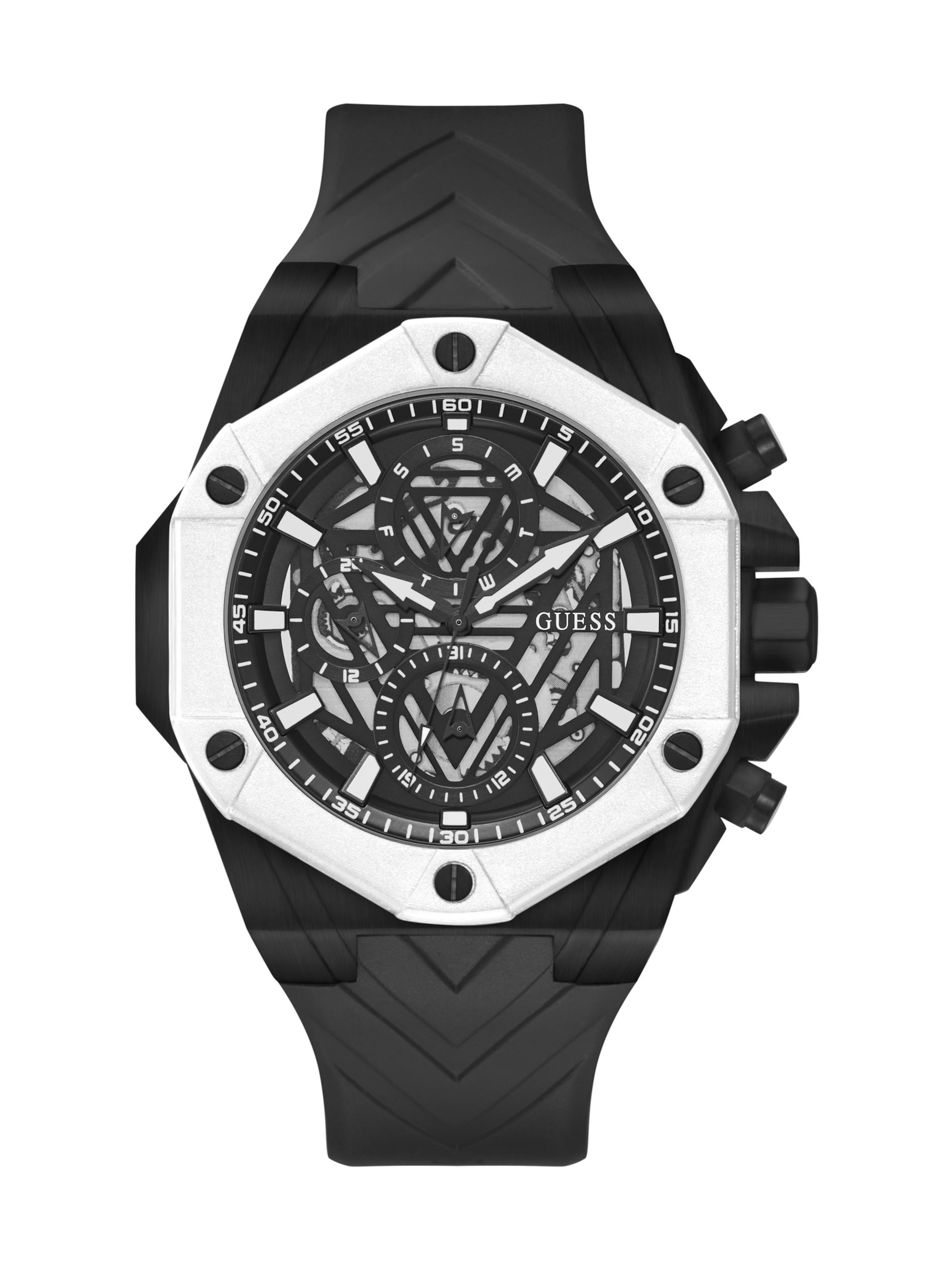 GUESS Analog Watch 'FORMULA' in Black: front