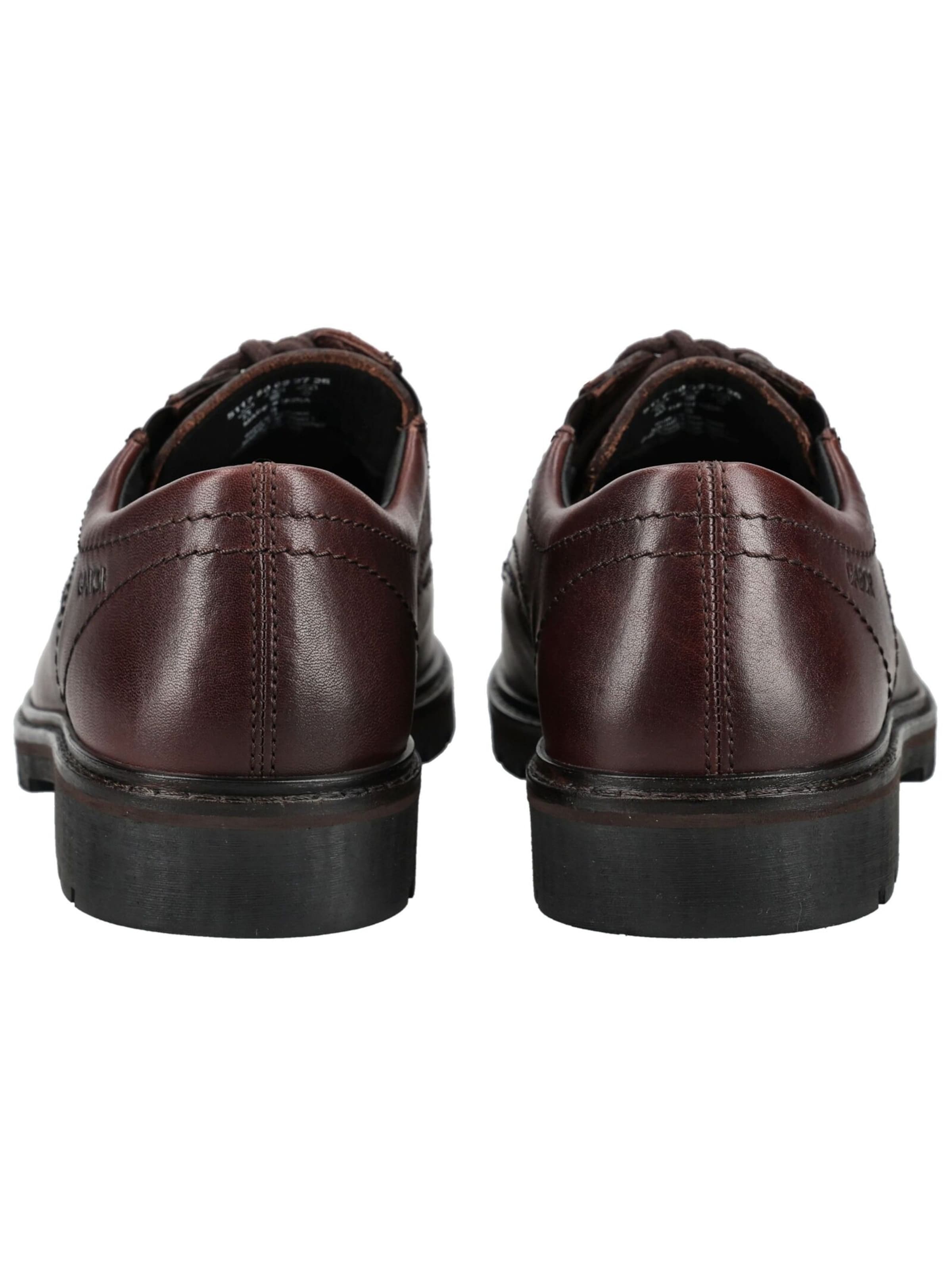 Chaussure à lacets GABOR en marron : derrière