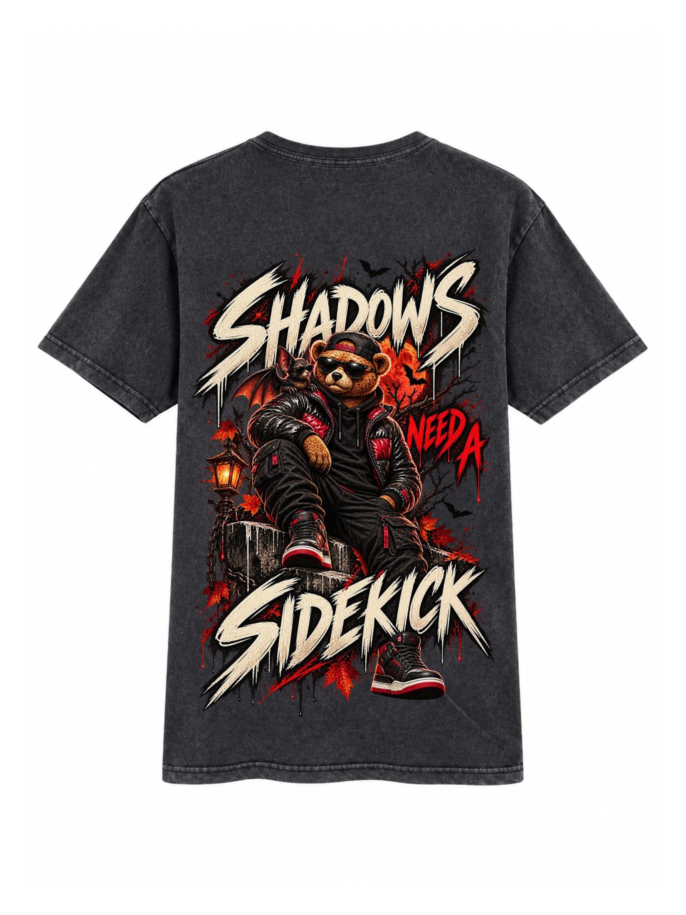 LUNØIR Studio Shirt 'BOSS Shadow Companion' in Black: front
