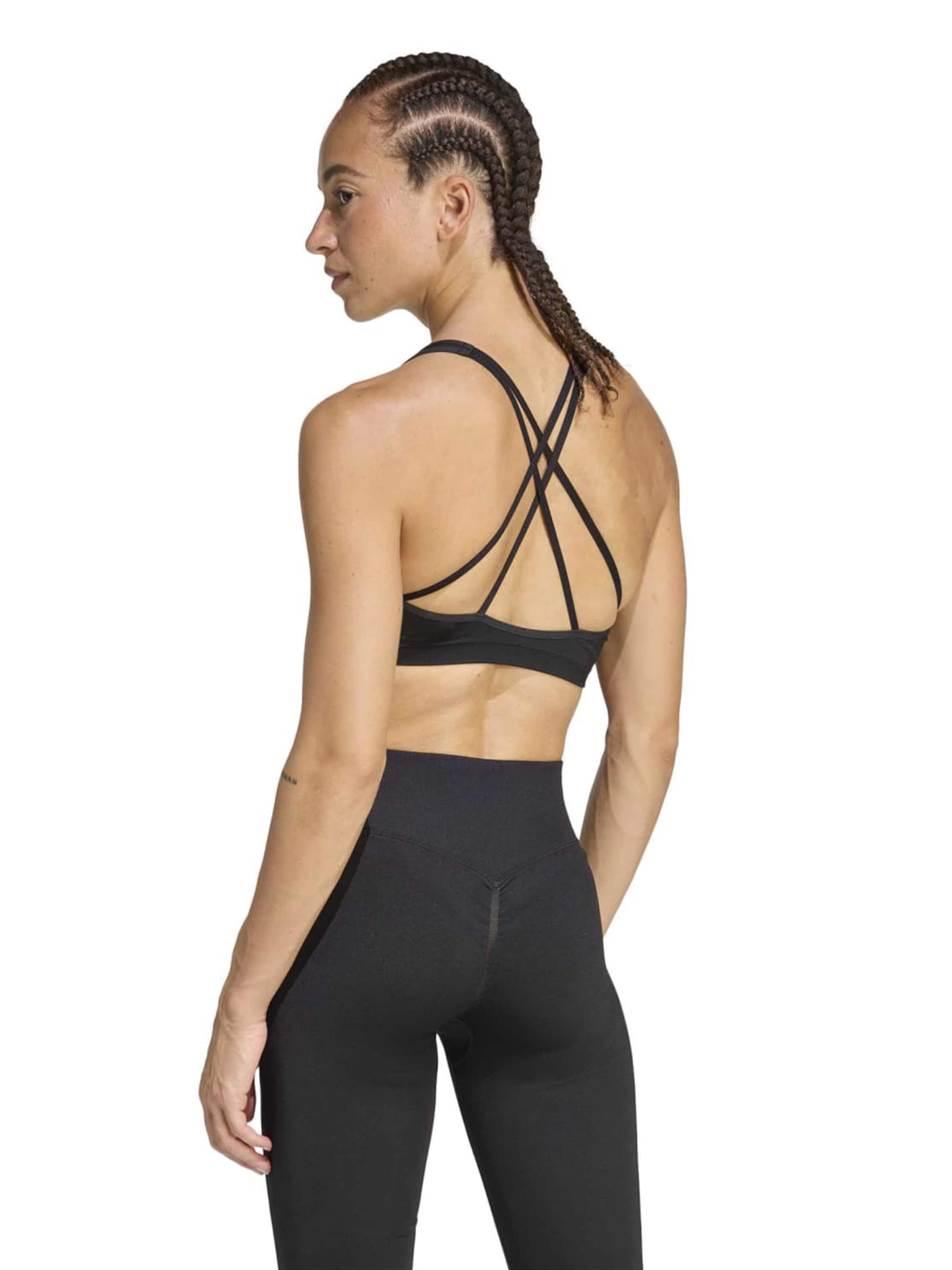 ADIDAS PERFORMANCE Μπουστάκι Αθλητικό σουτιέν 'Essentials' σε μαύρο