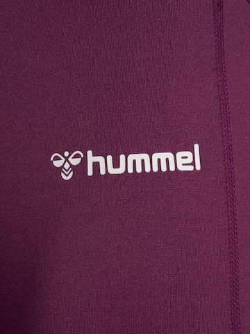 Hummel Skinny Workout Pants 'Chipo' in Purple