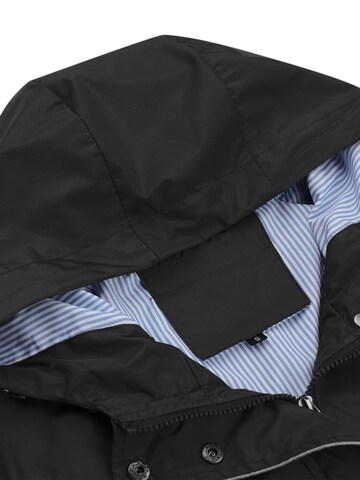 YOUTHUP Between-Seasons Coat 'Schwebe' in Black