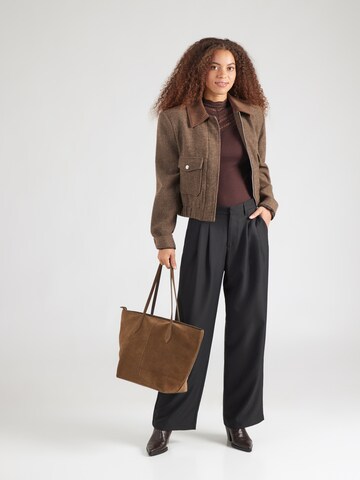 T-shirt rosemunde en marron