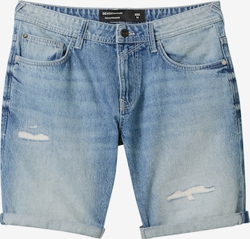 TOM TAILOR DENIM Regular Shorts in Blau: predná strana