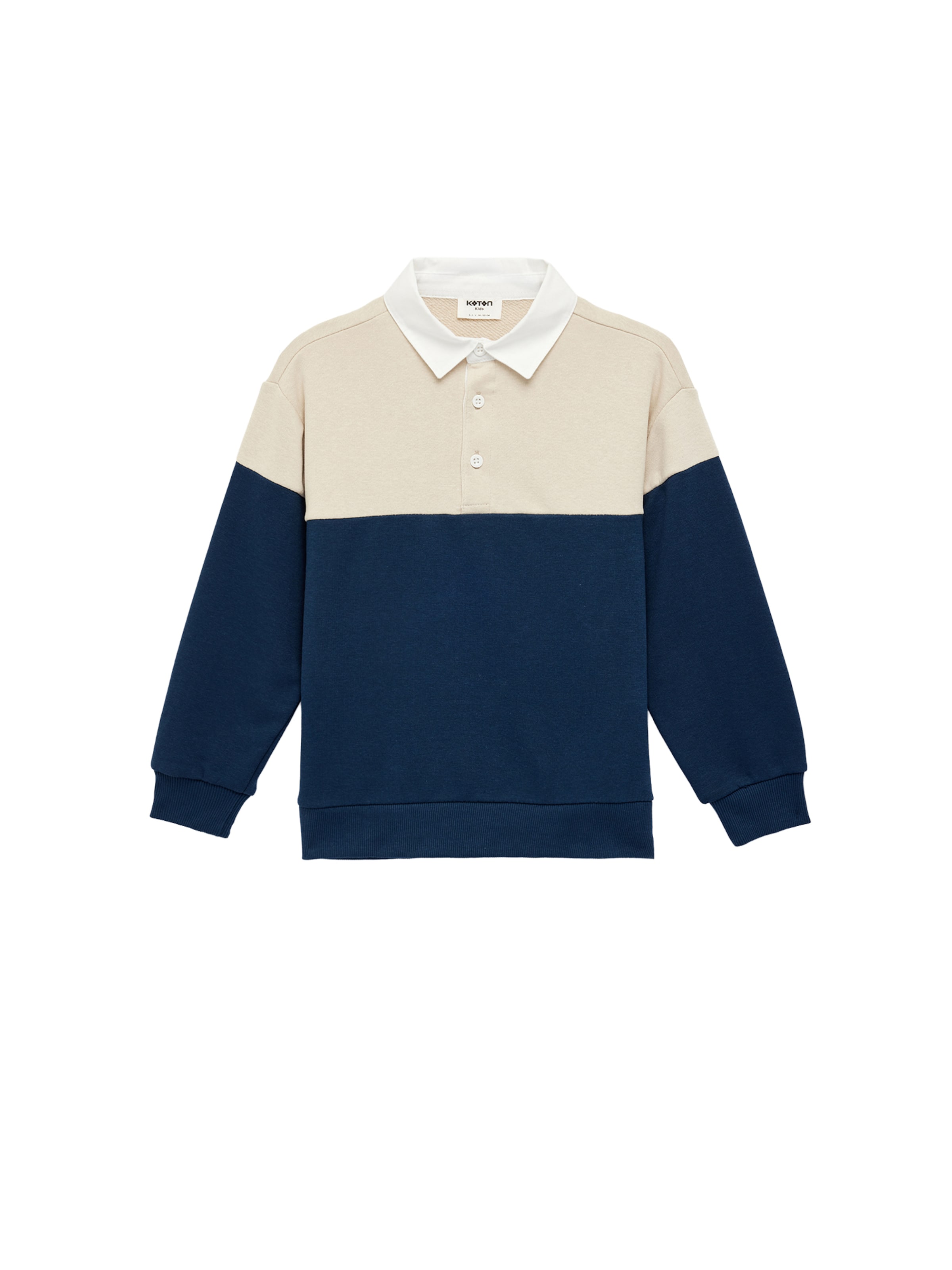 Koton Sweatshirt in Blauw: voorkant