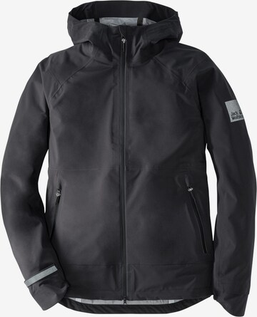 JACK WOLFSKIN Outdoor jacket in Black: front