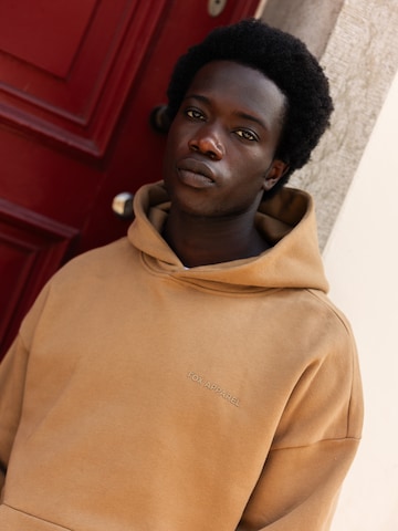 DAN FOX APPAREL Μπλούζα φούτερ 'Sebastian' σε καφέ