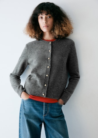 MANGO Cardigan 'ELIOTE' i grå: forside