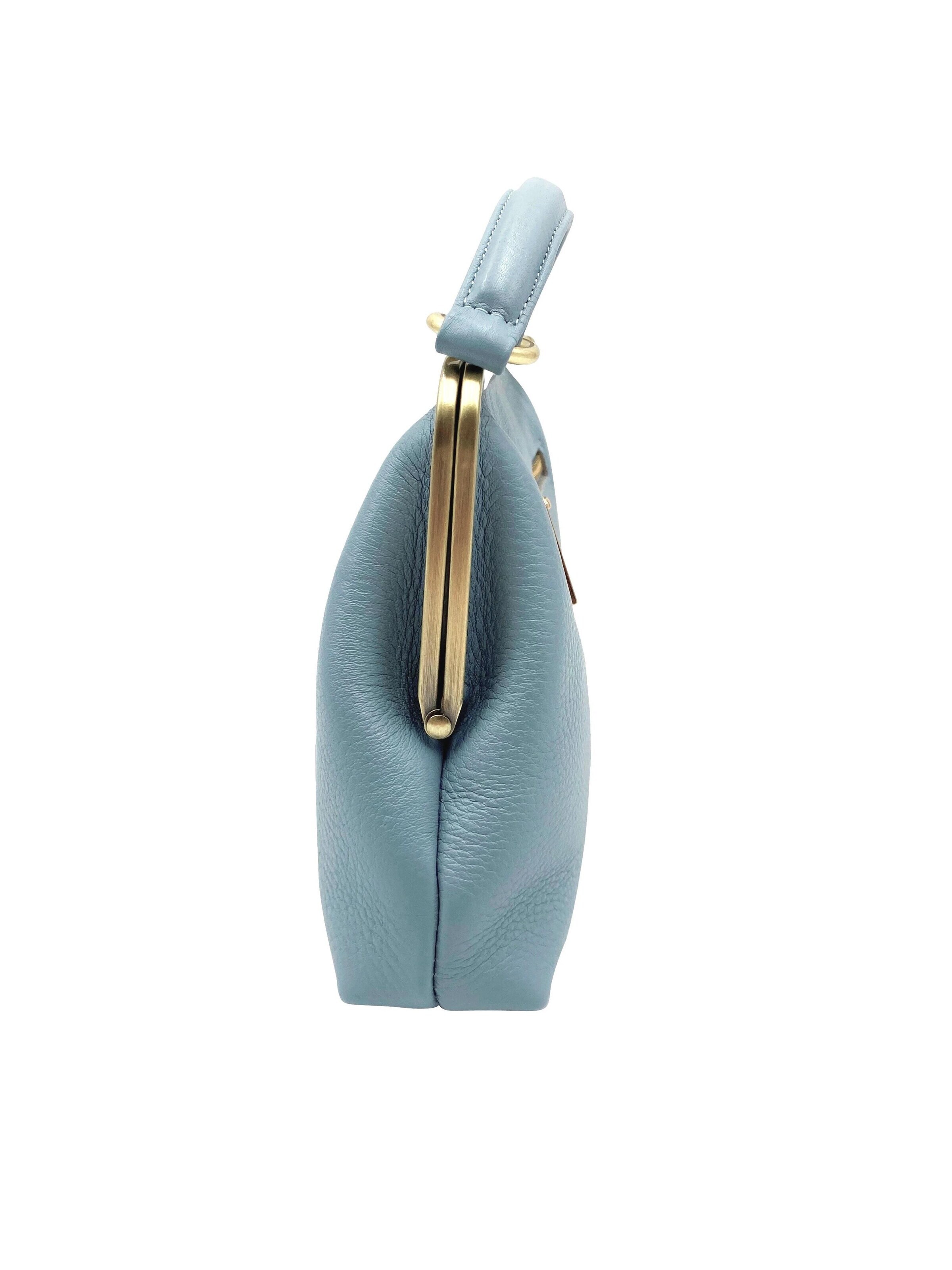 Sacs à main 'Kleine Olive – Leder Handtasche & Umhängetasche' Taschenkinder en bleu
