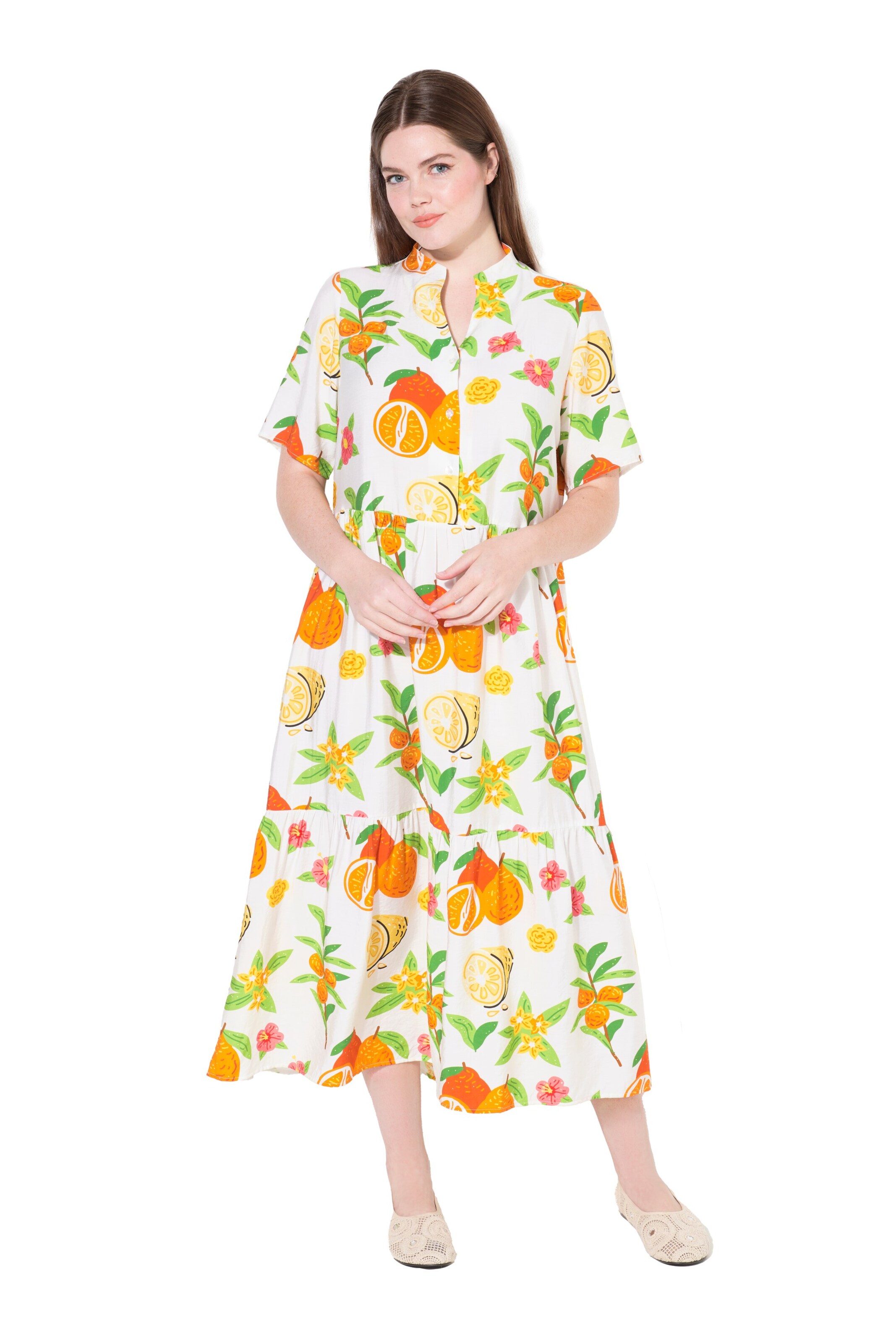 Ulla Popken Kleid in Mischfarben: Vorderseite