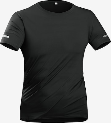 YOUTHUP Funktionsshirt 'Kühlschicht' in Schwarz: Vorderseite