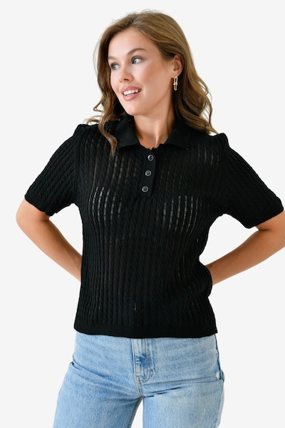 WOMAN VISION Sweater in Black, Item view