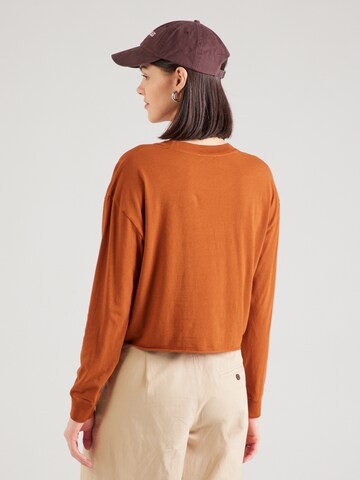 Maglietta 'PYMAZ' di AMERICAN VINTAGE in marrone