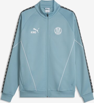 PUMA Trainingsjack 'Olympique de Marseille King Anthem' in Blauw: voorkant