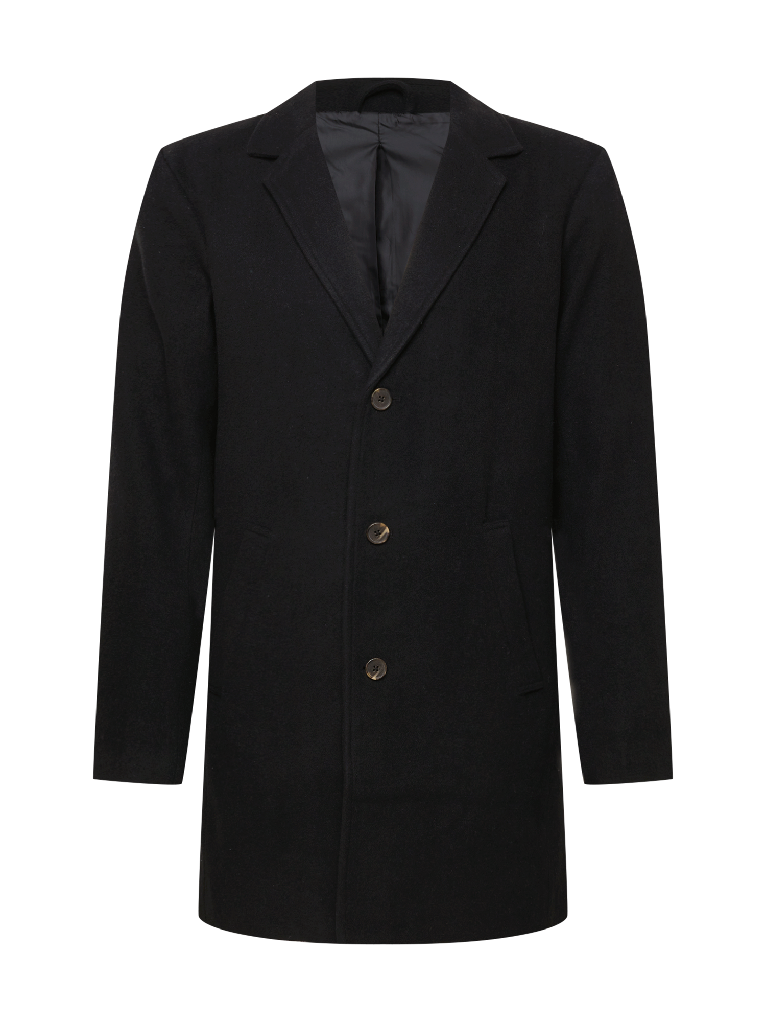 Płaszcze Mężczyźni  Solid Płaszcz przejściowy Tave w kolorze Czarnym 
