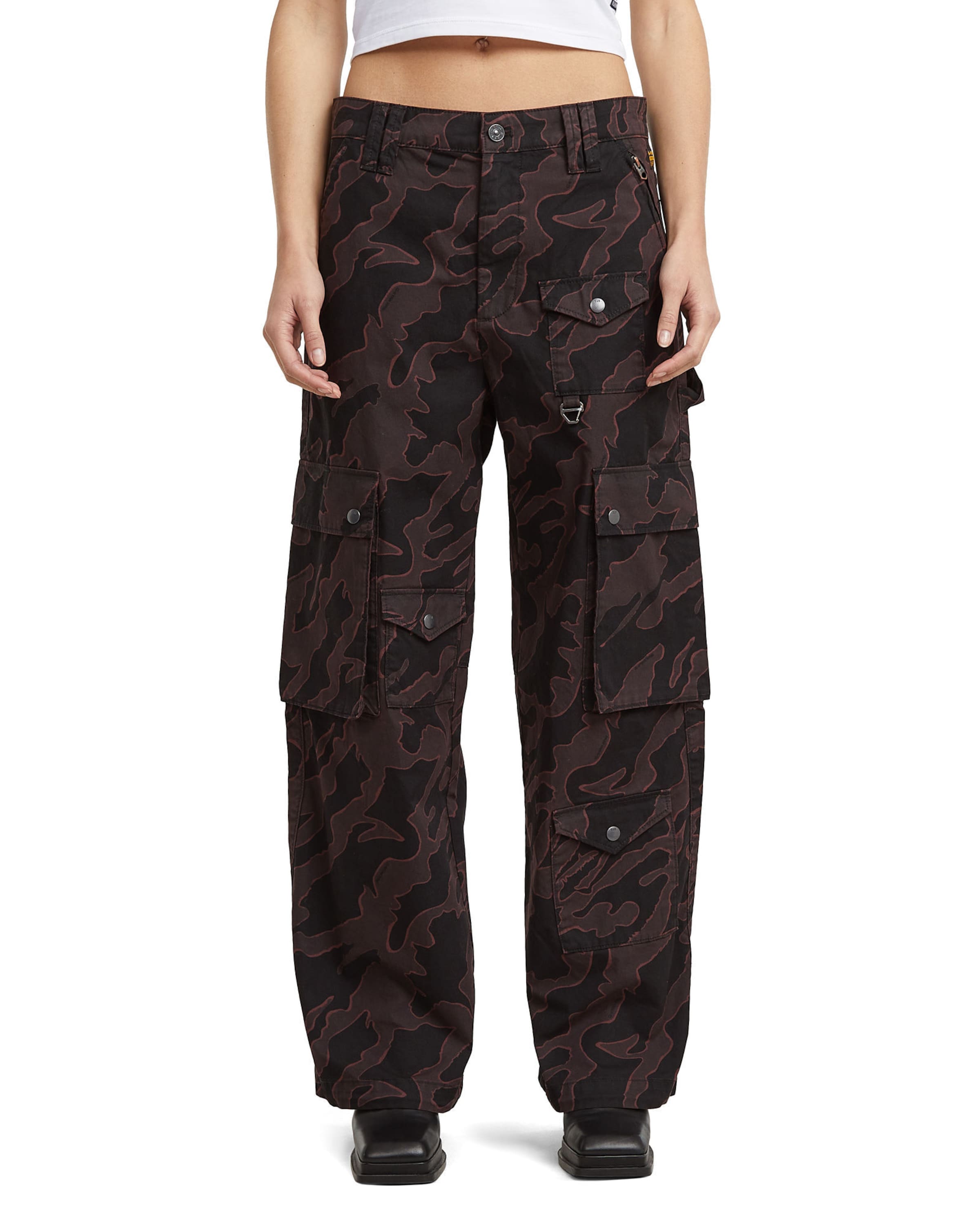 G-STAR Loosefit Cargobroek in Gemengde kleuren: voorkant