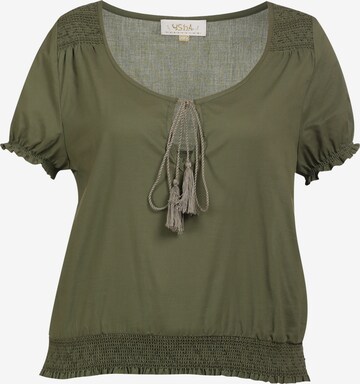 usha FESTIVAL Shirt in Groen: voorkant