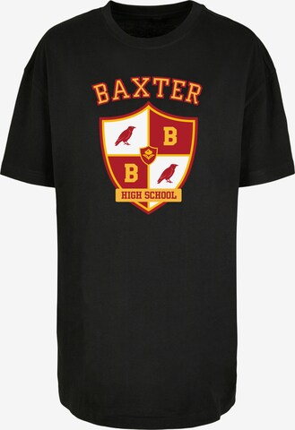 F4NT4STIC Oversized Shirt 'Sabrina Adventures Of Sabrina Men's Baxter Crest' in Black: front