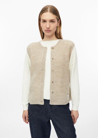 s.Oliver Gebreide bodywarmer in Beige: voorkant