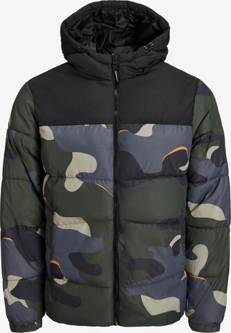 JACK & JONES Winterjas 'Chili' in Groen: voorkant