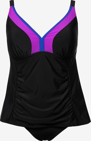 Ulla Popken Swimsuit in Black: front