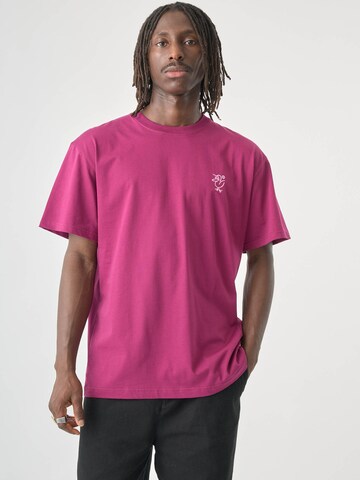 Maglietta 'Sketch Gull' di Cleptomanicx in lilla