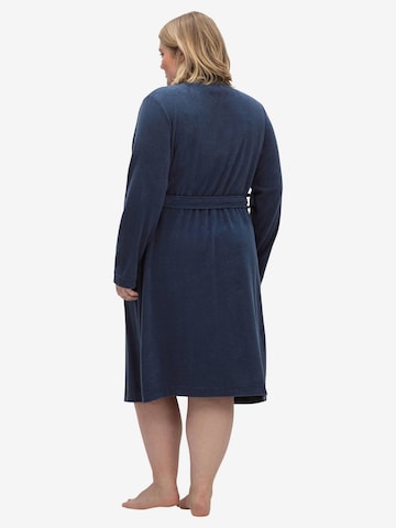 SHEEGO Long Bathrobe in Blue