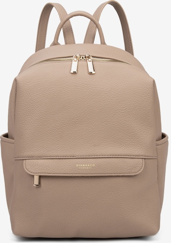 Zaino di Diana&Co. in grigio: frontale