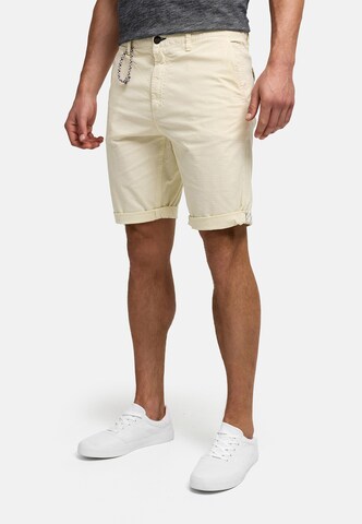 Regular Pantalon chino 'INPifter' INDICODE JEANS en beige