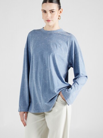 Monki - Camisa em azul: frente