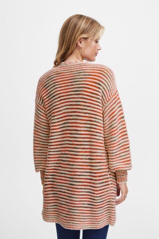 Fransa Knit Cardigan 'Lea' in Red