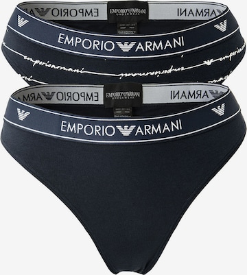 Emporio Armani Slip in Blauw: voorkant