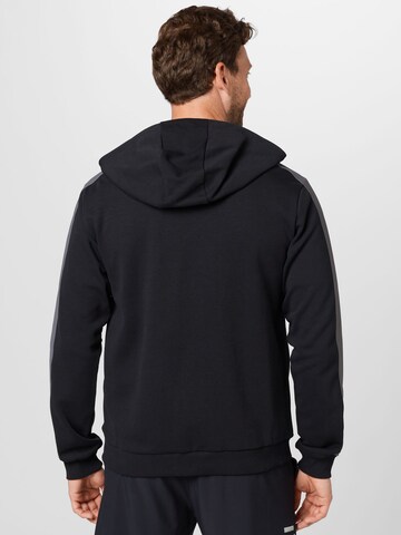 FILA Athletic Zip-Up Hoodie in Black