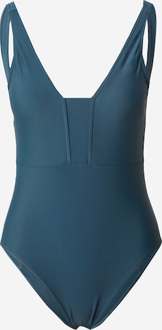 ADIDAS SPORTSWEAR Bustier Sportbadeanzug 'Iconisea 3-Stripes' in Blau: predná strana