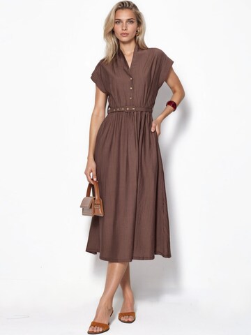 Busem Dress 'Maxi' in Brown: front