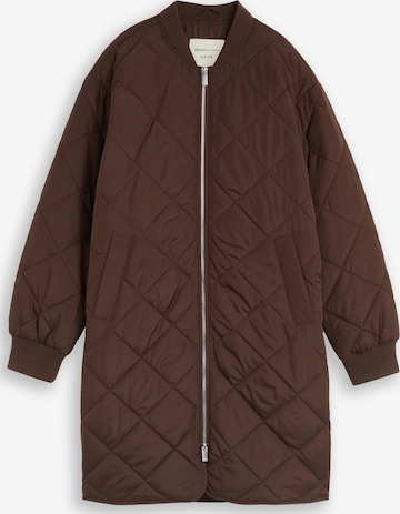 TOM TAILOR DENIM Between-Season Jacket in Brown: front