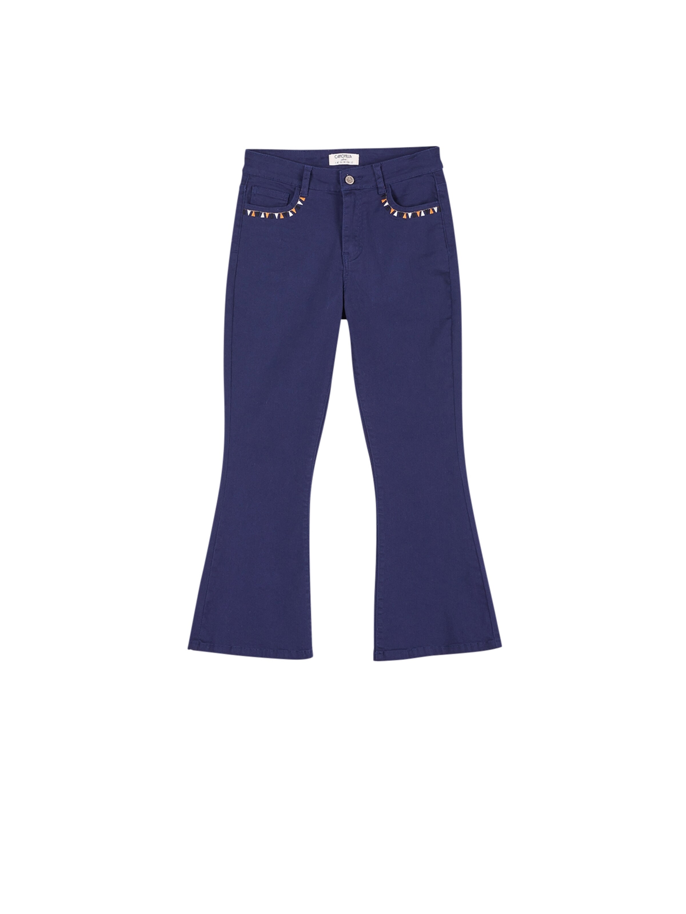 Flared Pantaloni 'Jacquel' di Camomilla Italia in blu: frontale